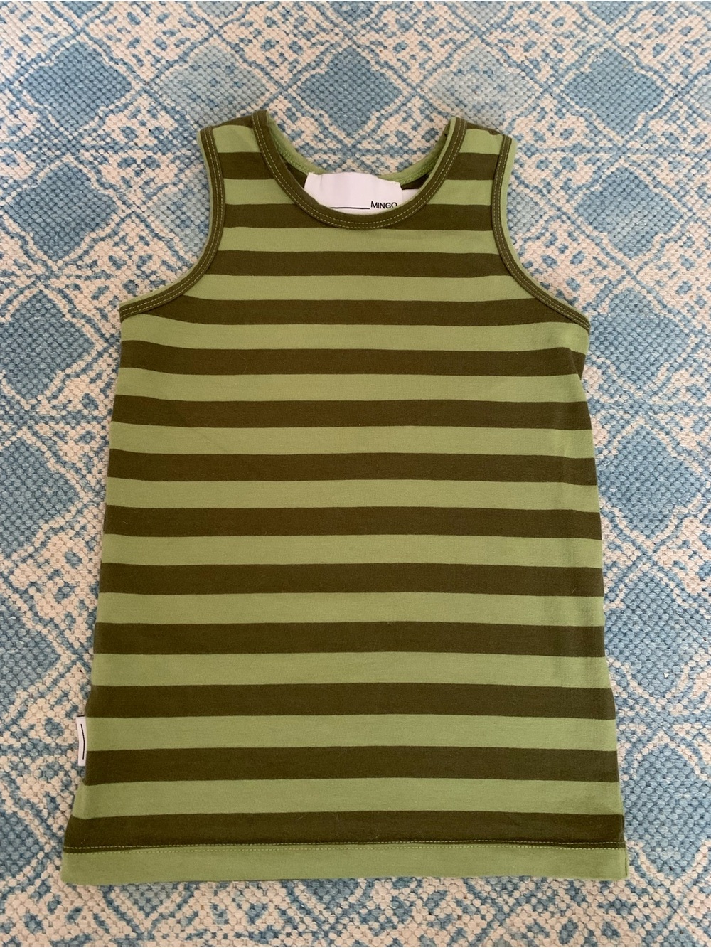 Mingo Kids Organic Cotton Stripe Tank Top 4-5T